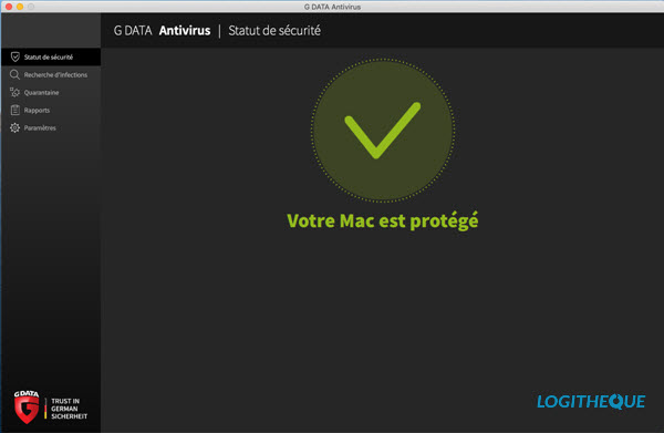 G DATA Antivirus pour Mac